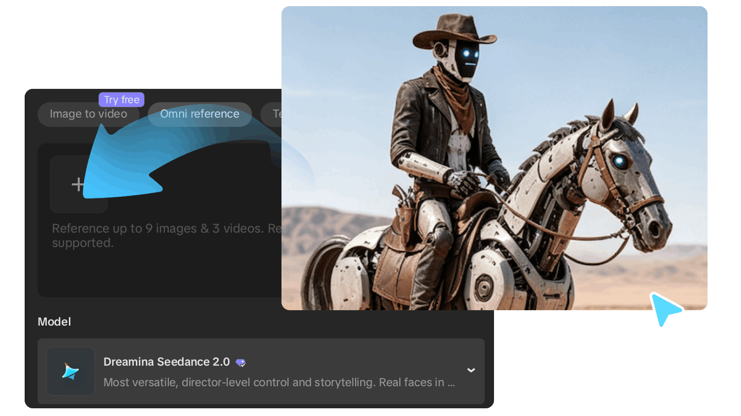 Add References and Enter Your Prompt