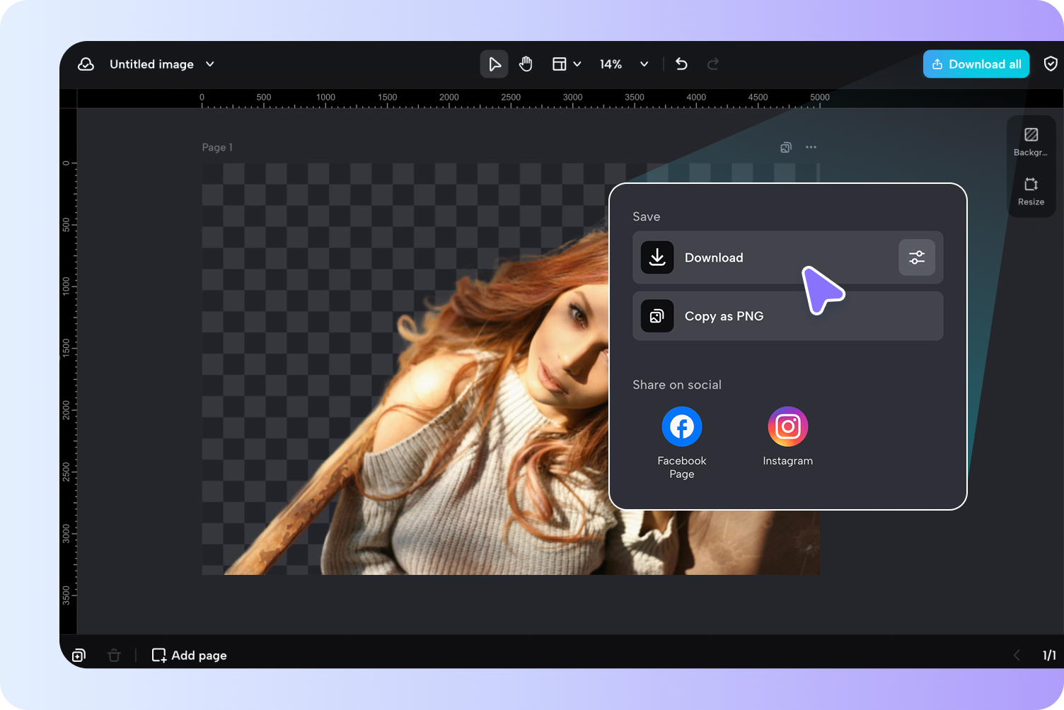 Exporting transparent PNG in CapCut