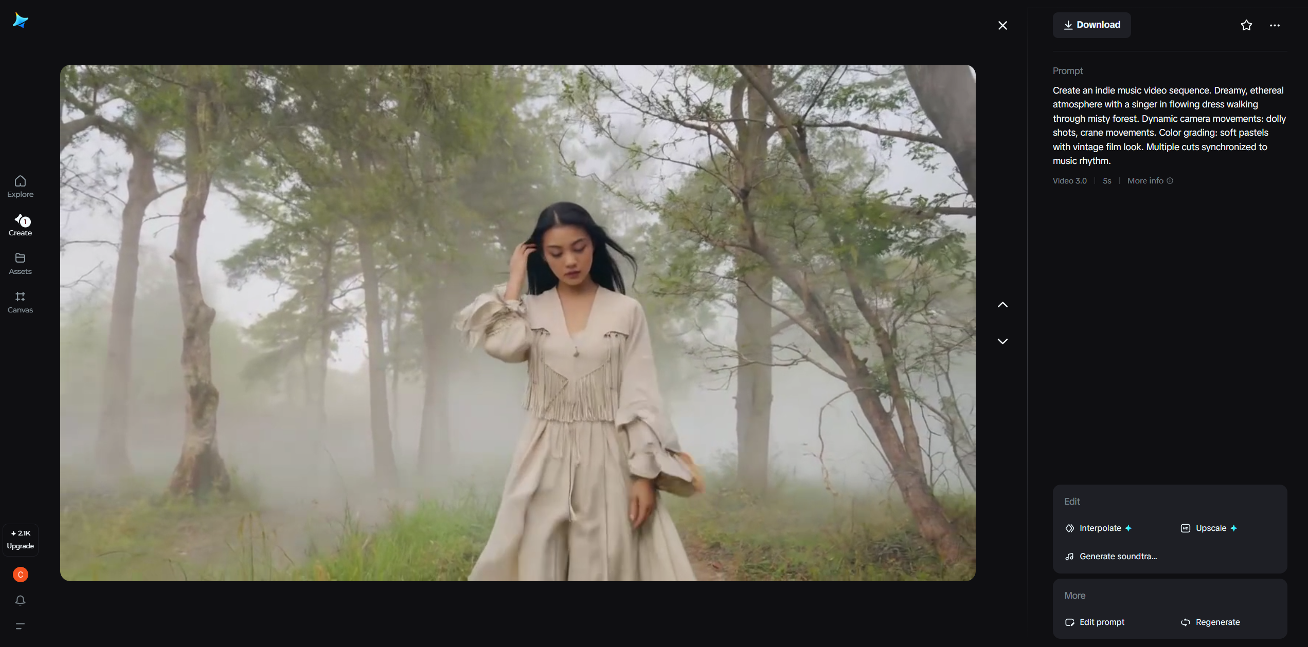 Music video sequence