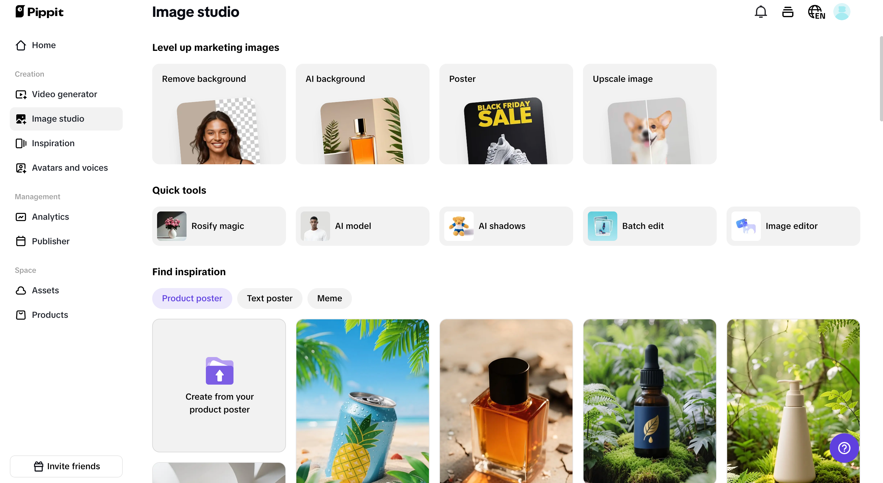 AI product images