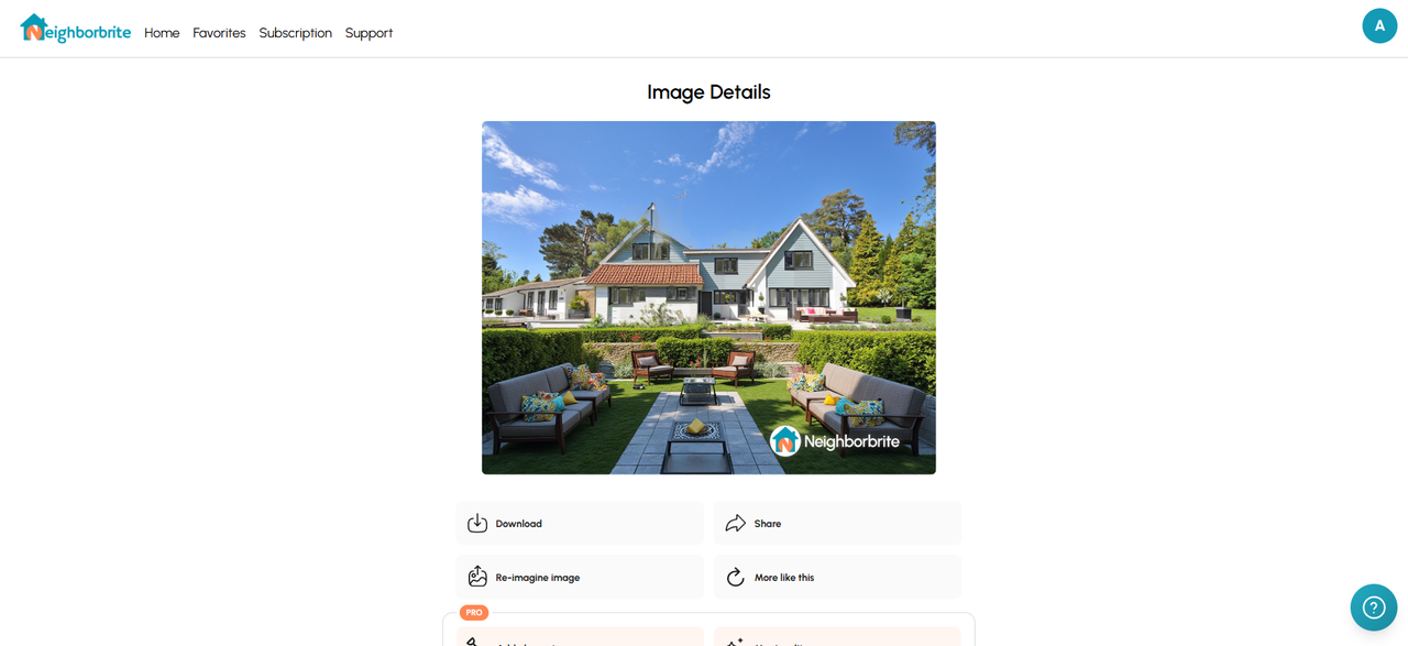 Neighborbrite AI backyard design tool