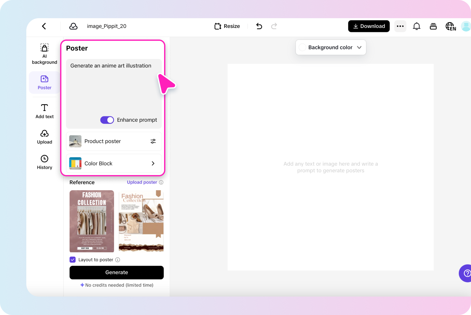 Create and customize