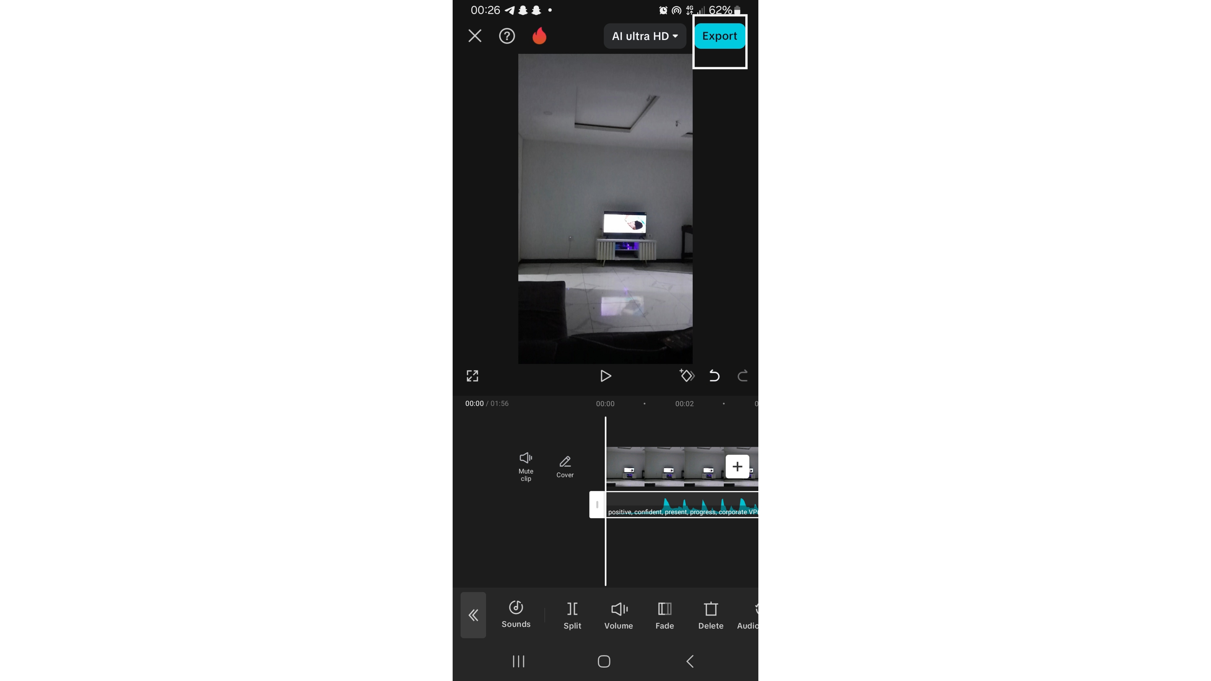 Edit and export video