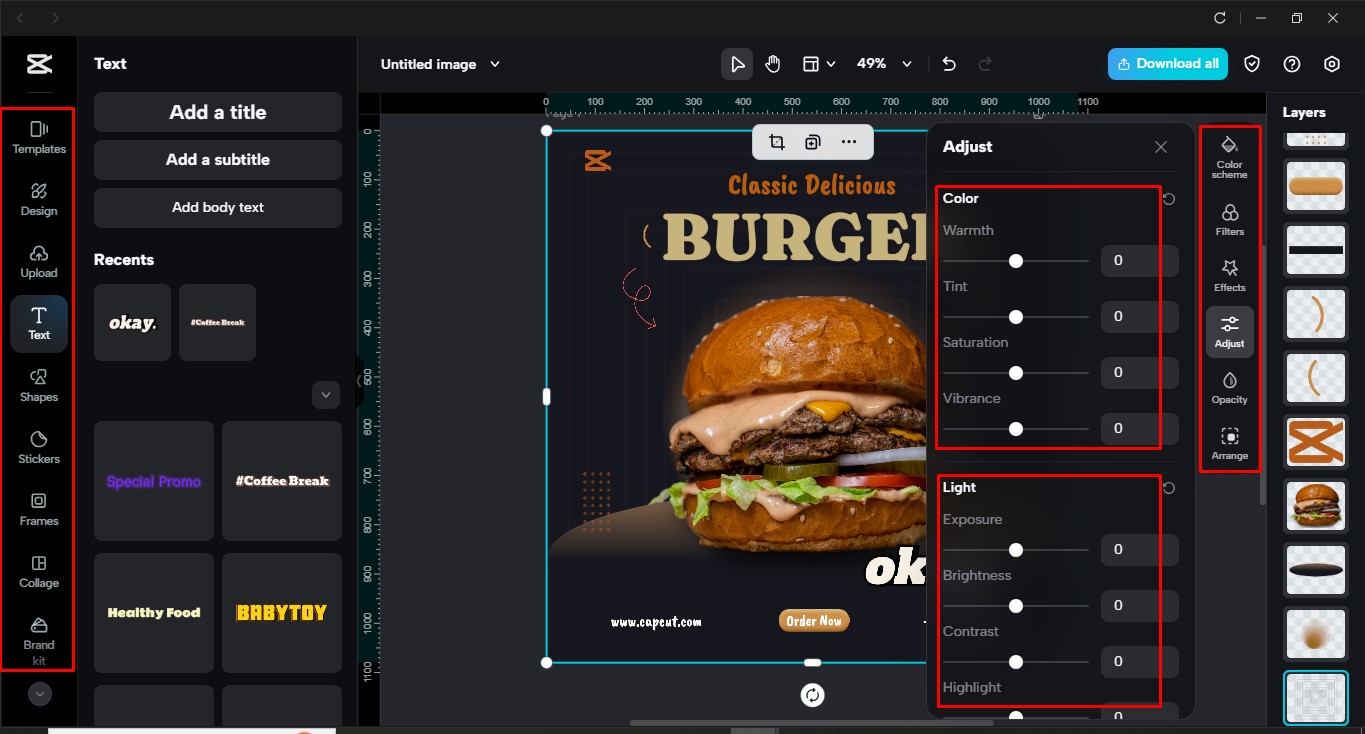 Editing an Instagram post