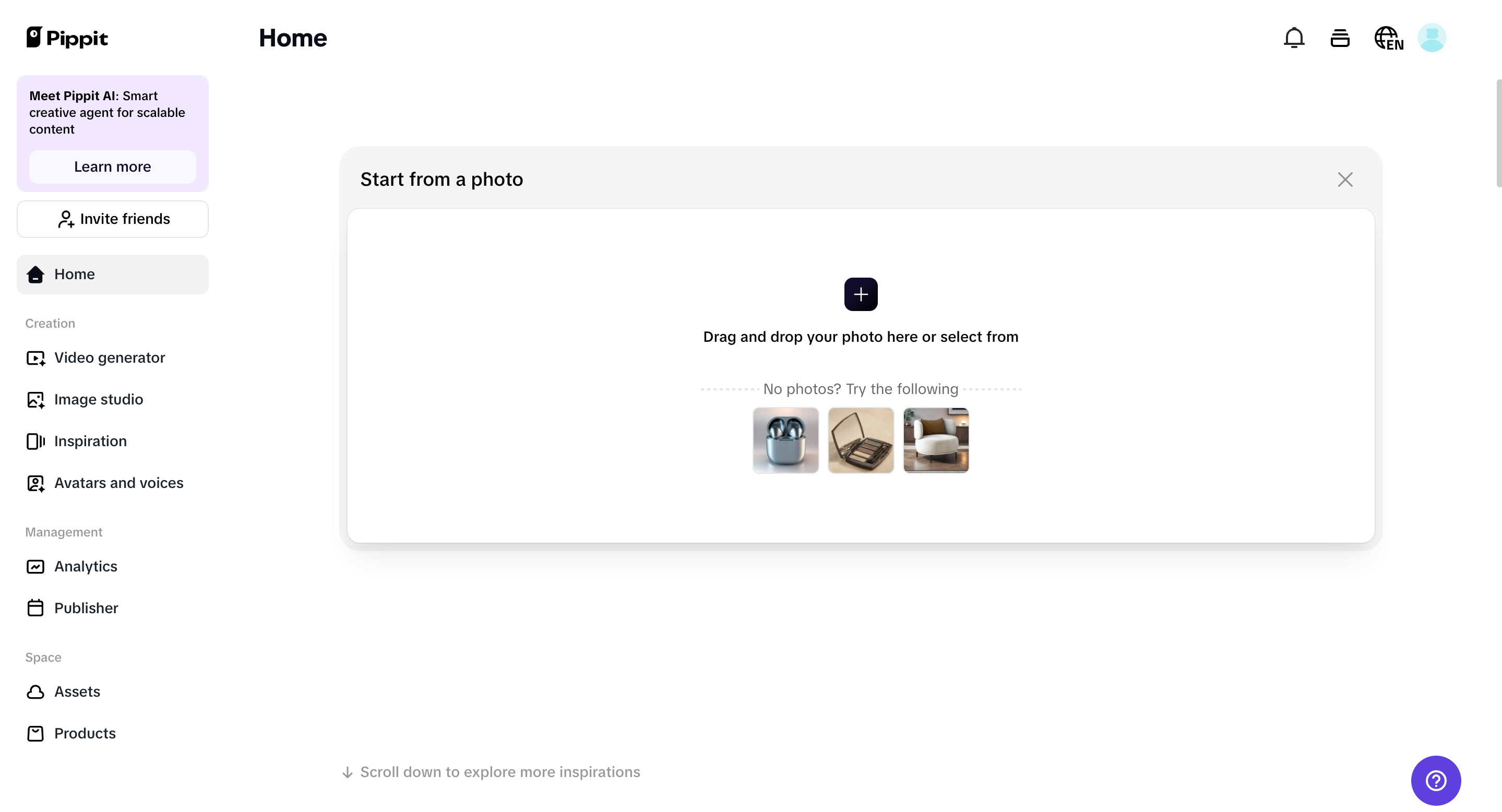 AI-powered product images
