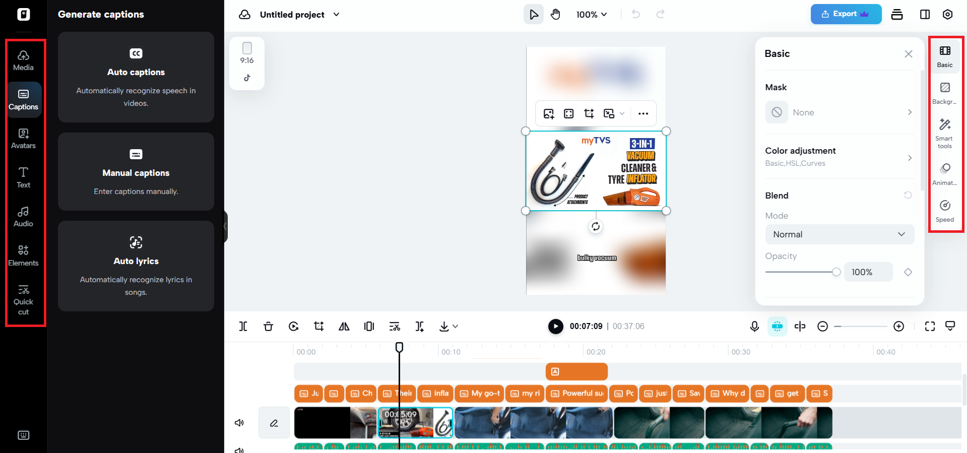 Edit more your video