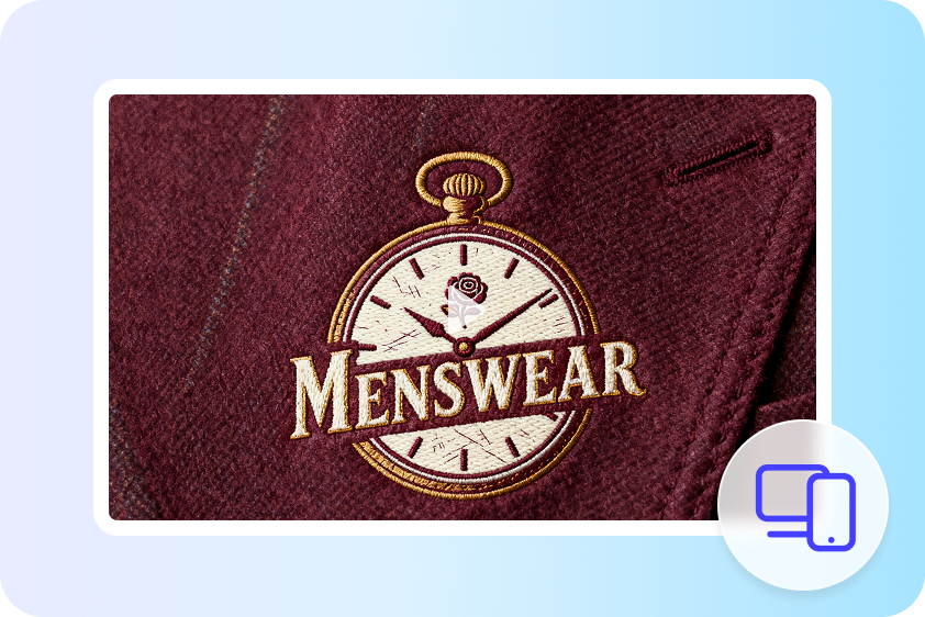 Clothing brand logos for multi-platform use