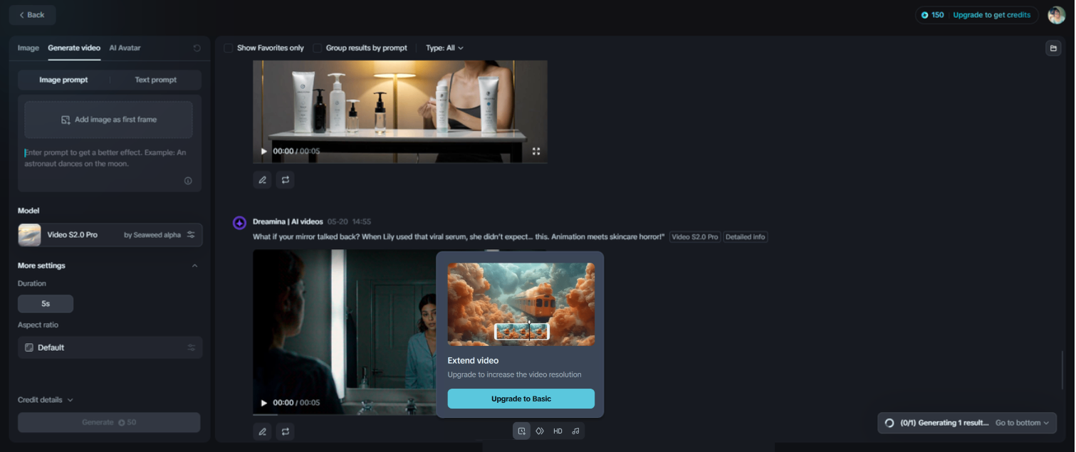 Étendre la vidéo