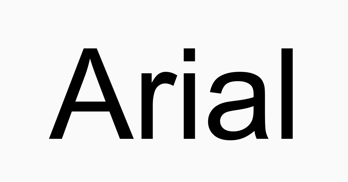 アリアル（ヘルベチカの代替品）