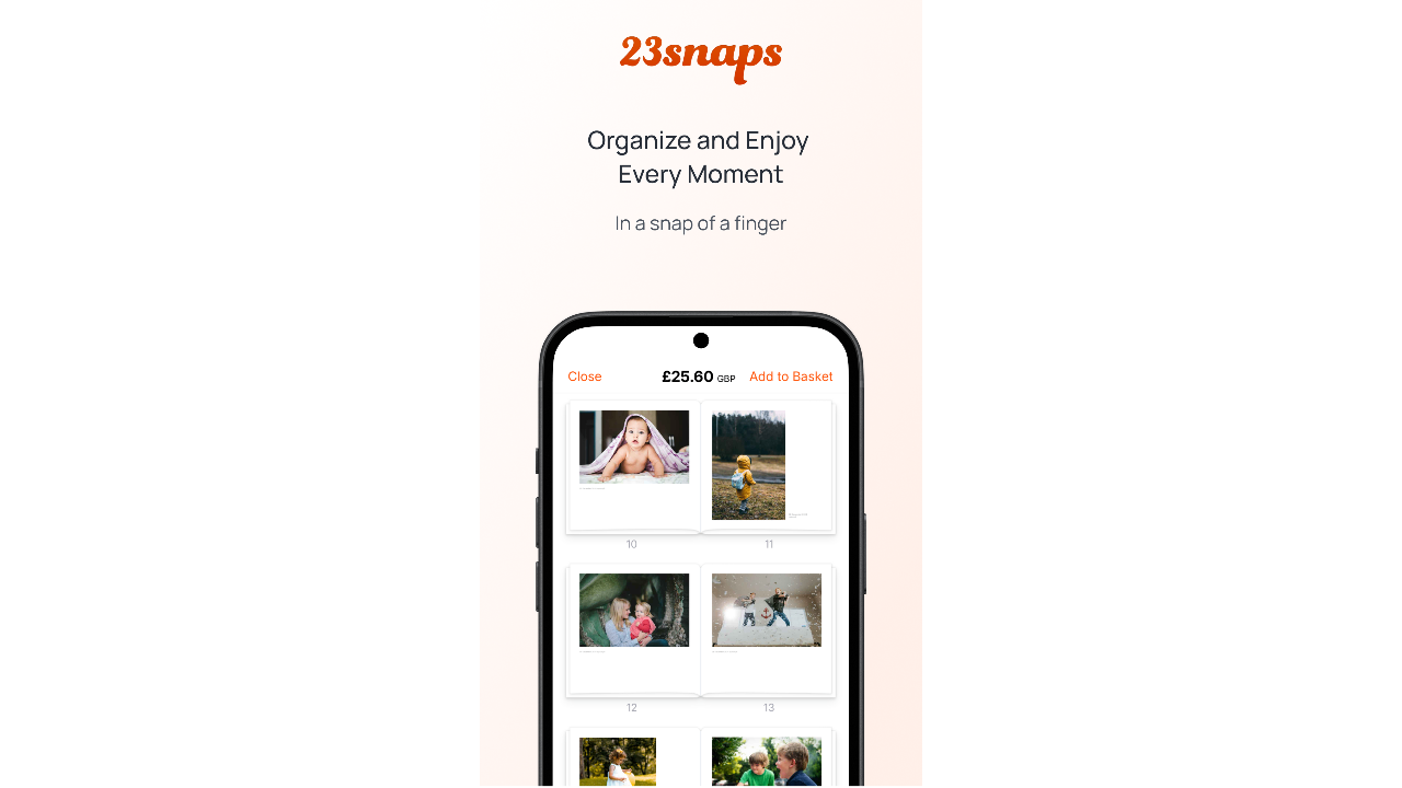 יוצר ספרי האלבום 23snaps