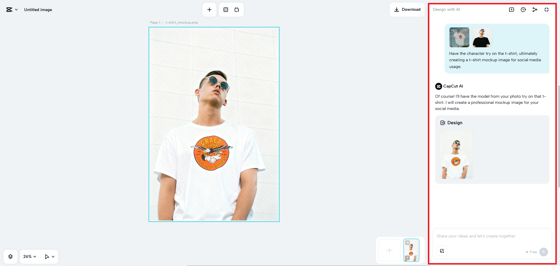 Refine your t-shirt mockup