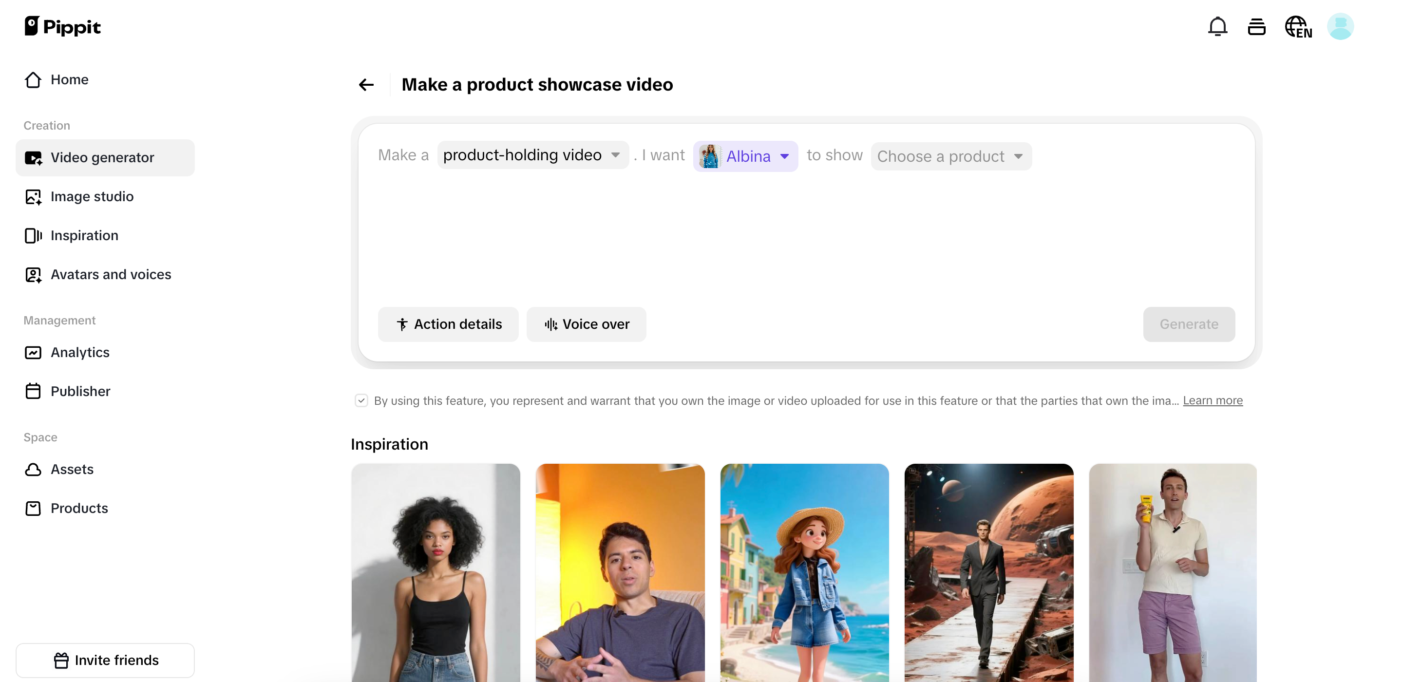 Showcase your product