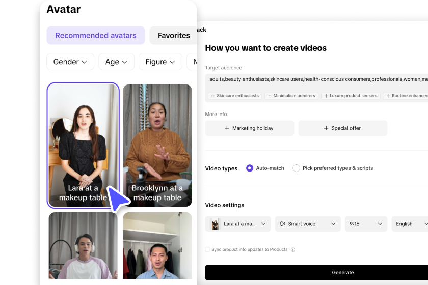Generate your video