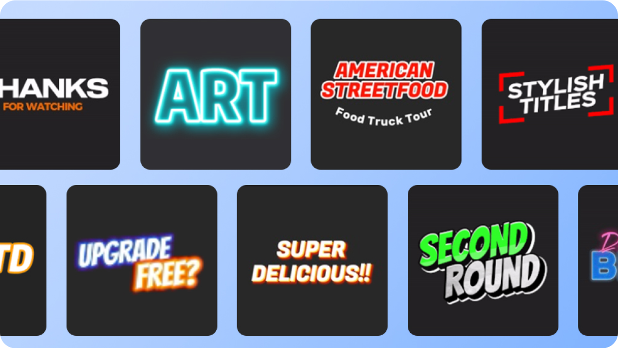 Create Any Style of Animated Text for Any Occasion