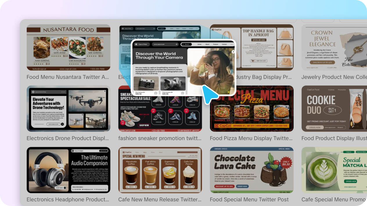 Twitter ad templates