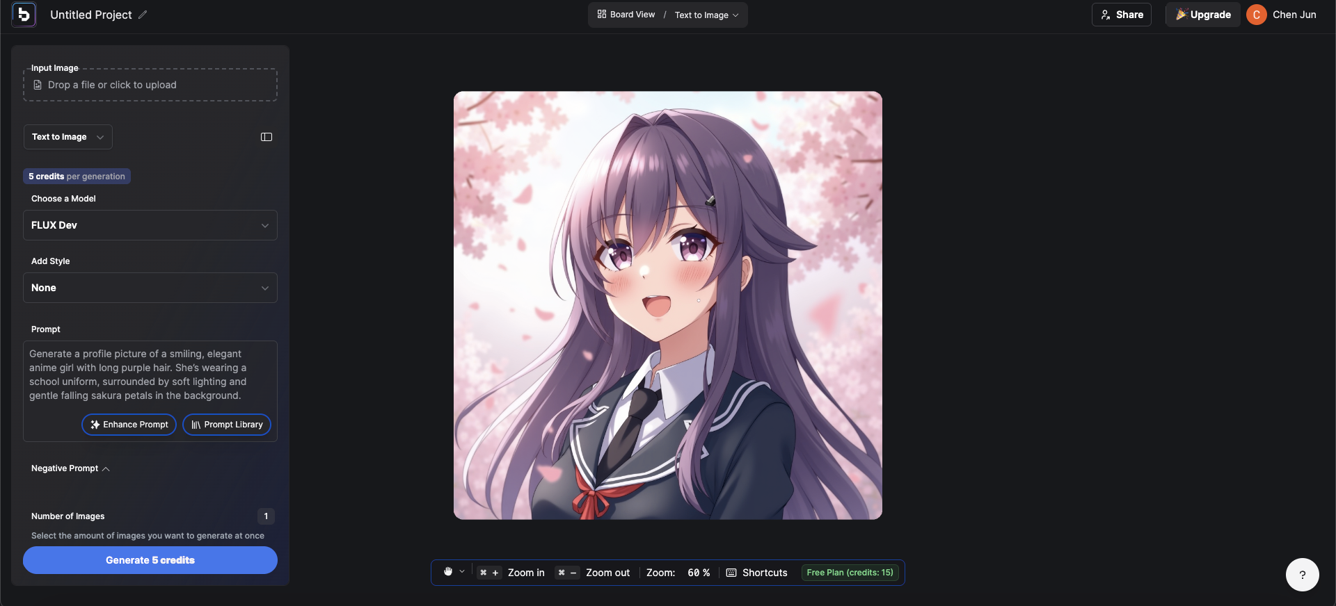 penukar gambar profil anime