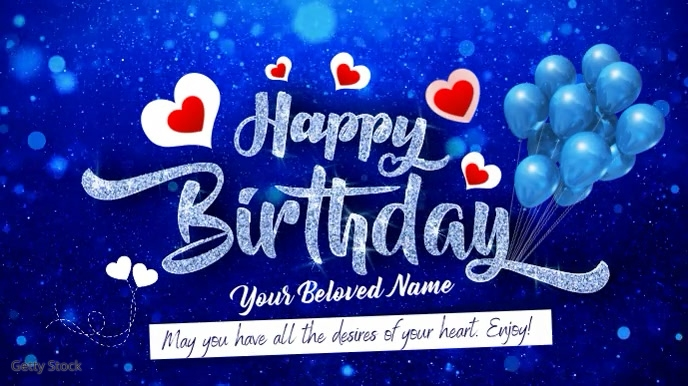 Happy birthday quote video