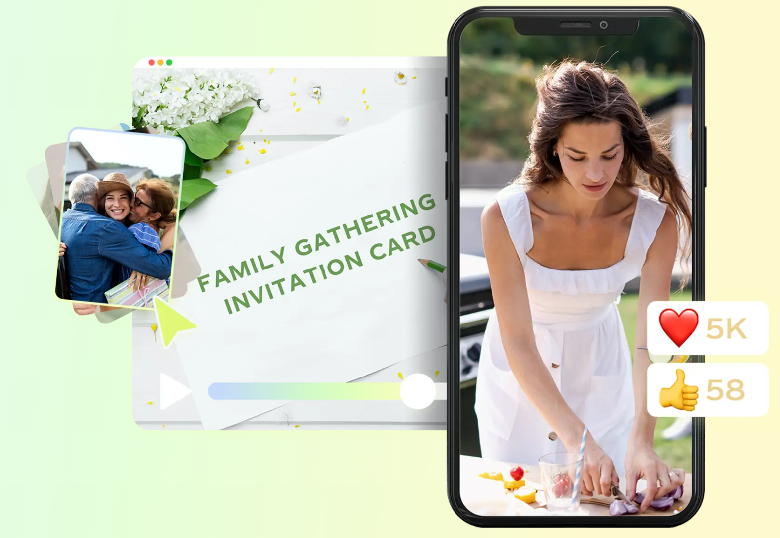 What is an invitation card maker app