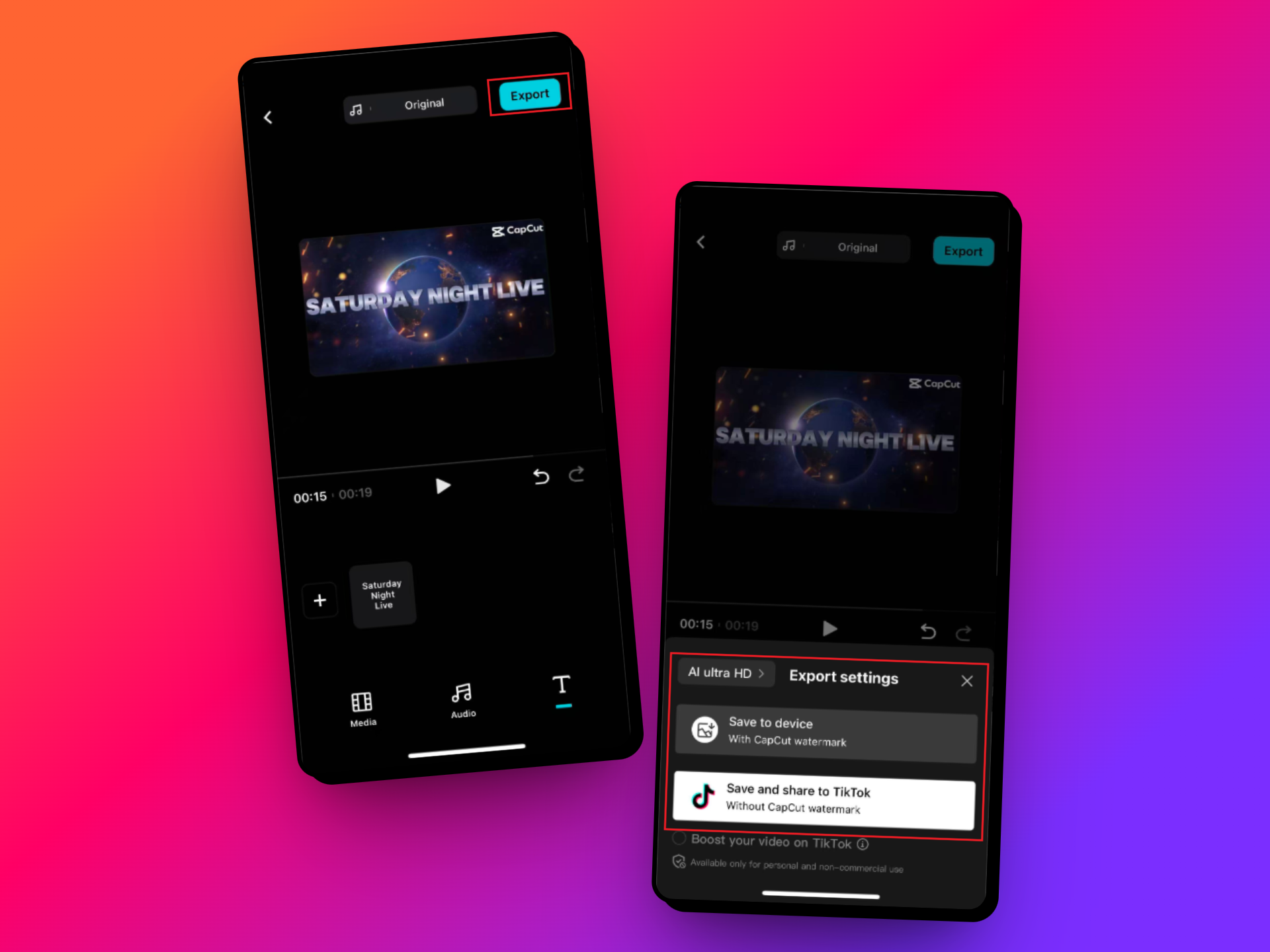 Exportez votre vidéo YouTube finalisée