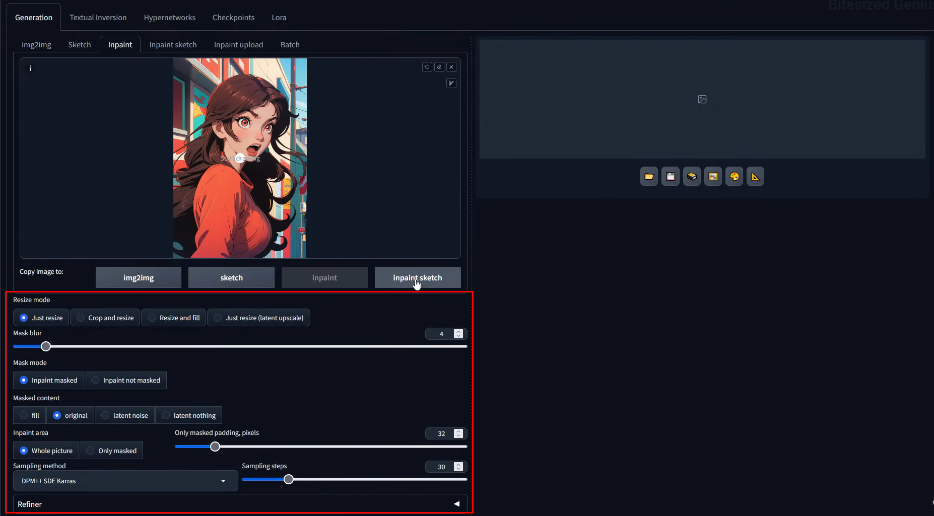 Stable Diffusionを使用して画像を生成する