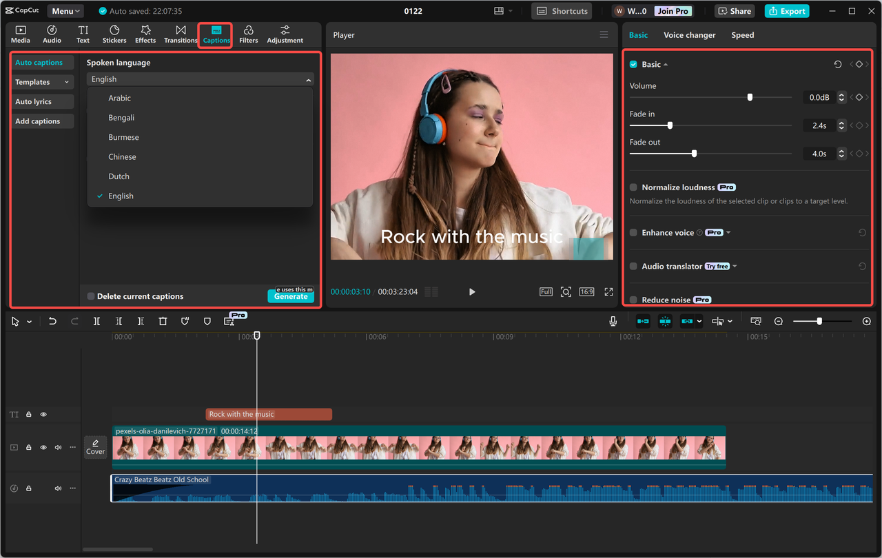 Modifica il video