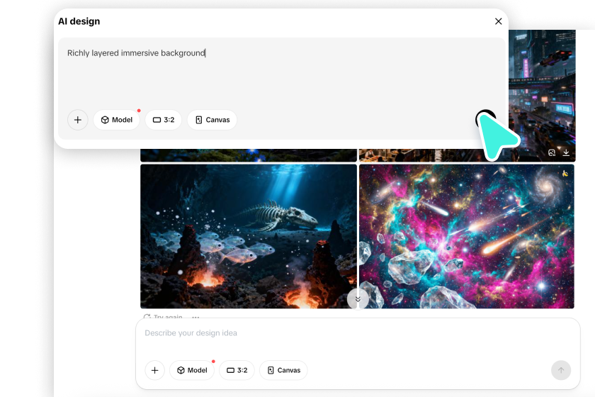 Genera il tuo sfondo panoramico