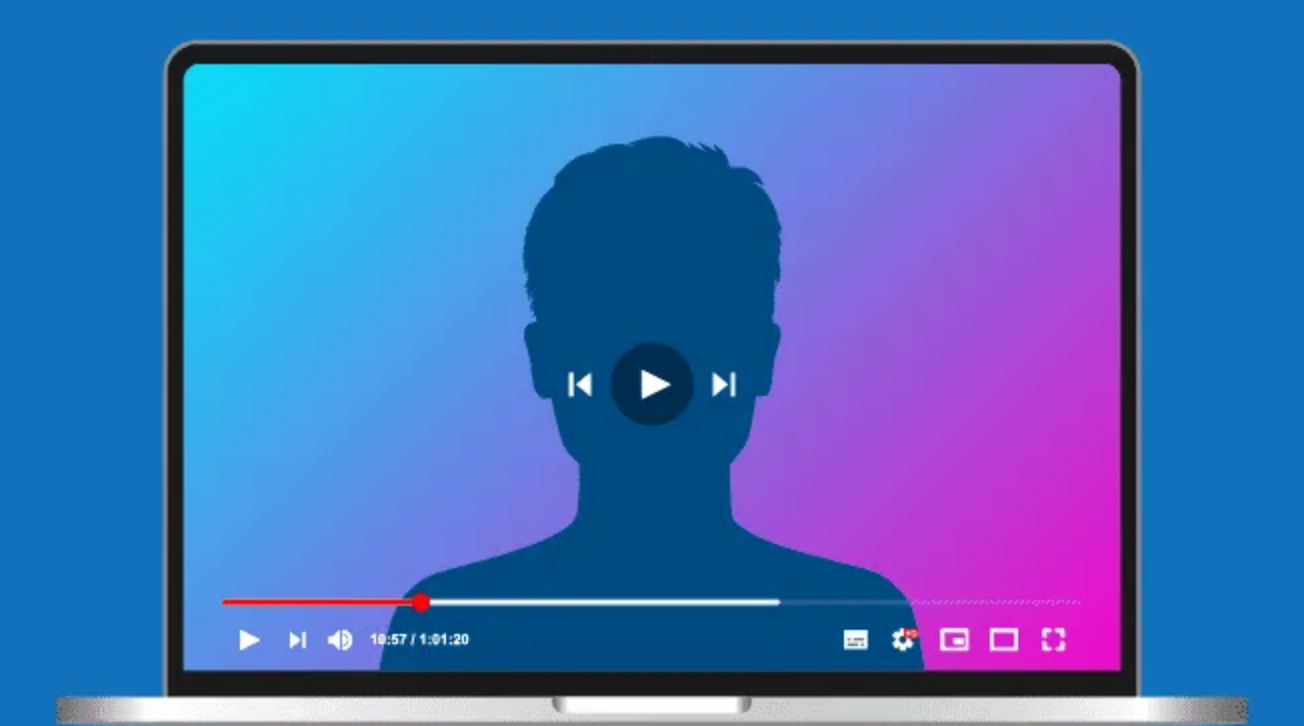 Chaîne YouTube montrant des voix off et des animations