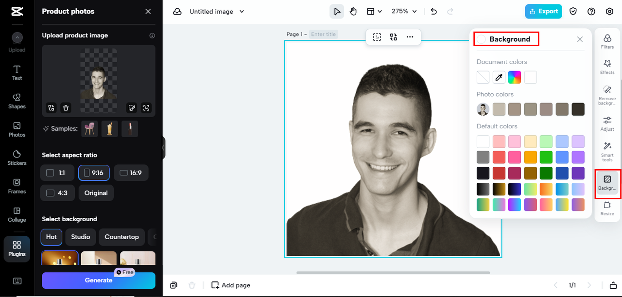 Hintergrundbearbeitung