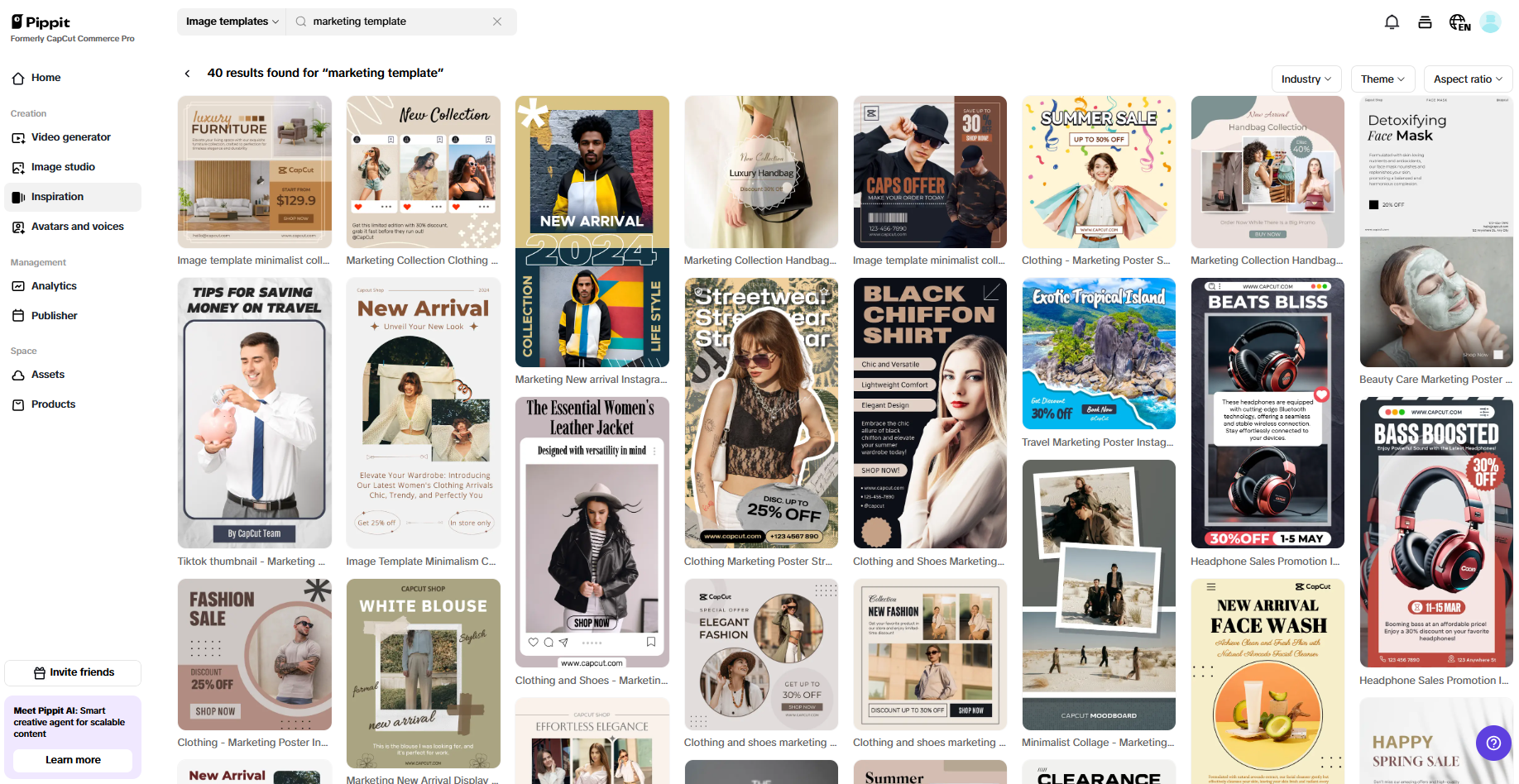 Multiple templates