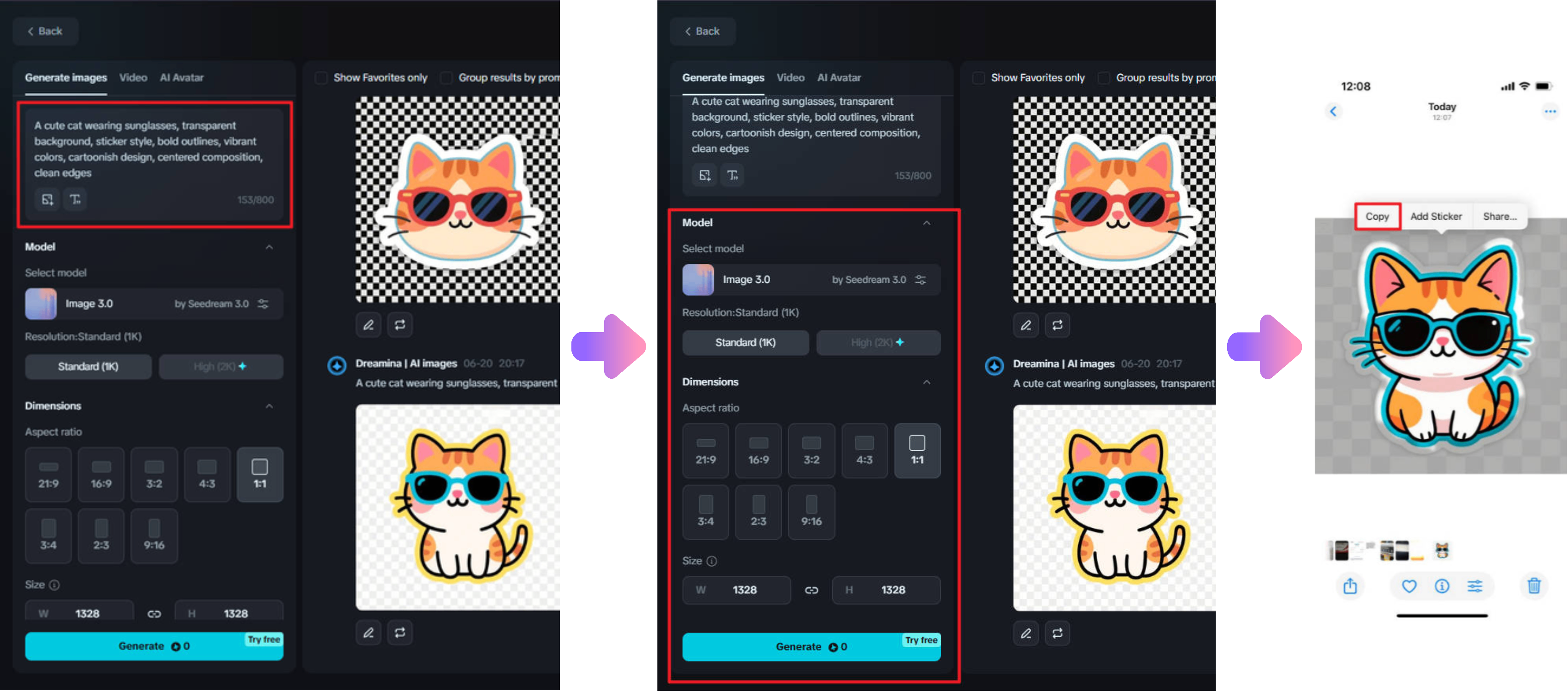 cara membuat stiker di WhatsApp iPhone