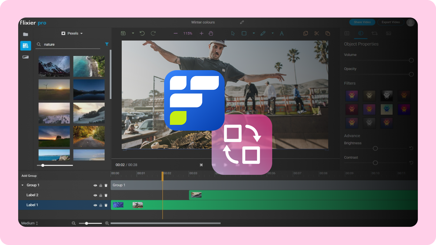 flixier video editor