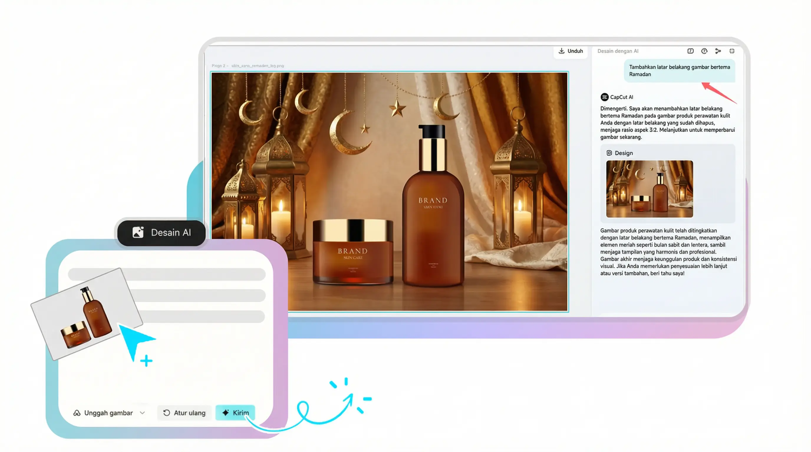 Tambahkan Elemen Visual Ramadan
