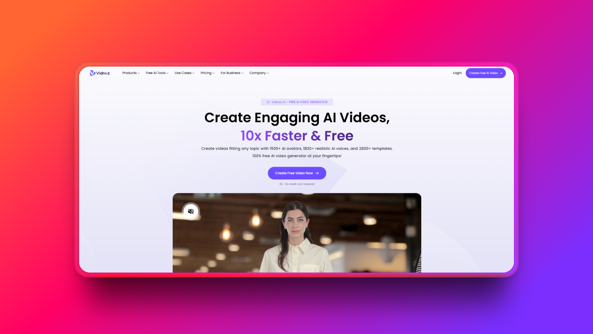 Create AI Santa videos with Vidnoz