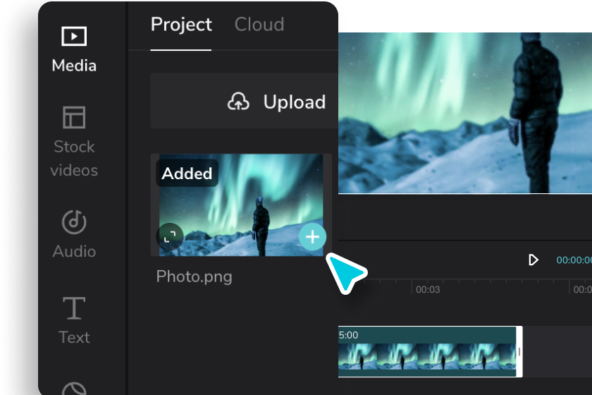 Upload animations