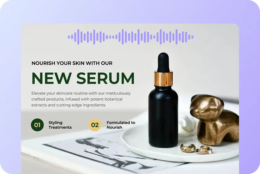  AI-tailored ad video optimized for audience reach.