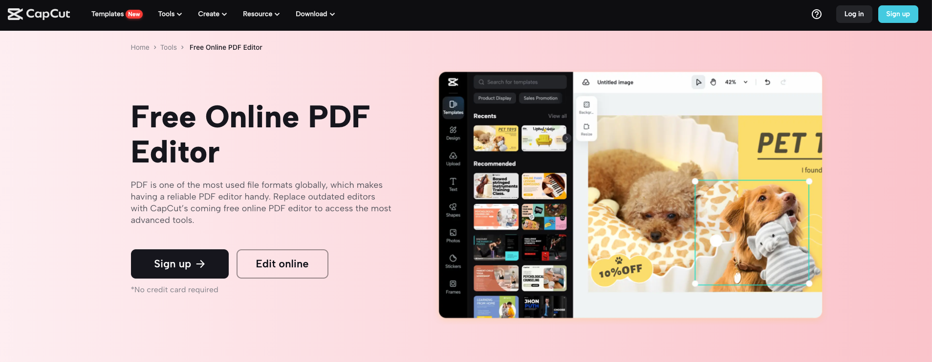 online PDF editor
