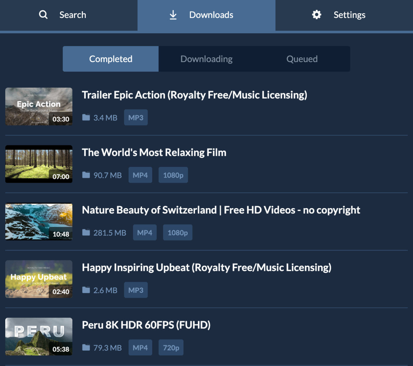 Interfaccia di SnapDownloader - il modo perfetto per scaricare brevi video di Instagram