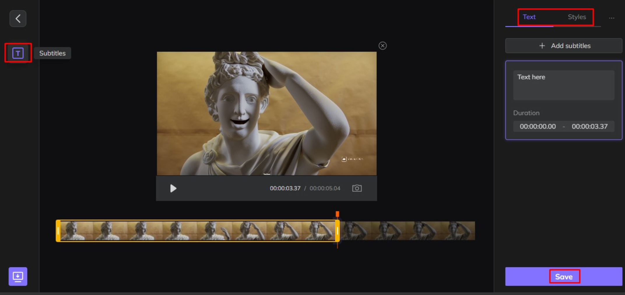 Edit your video in the HitPaw video editor