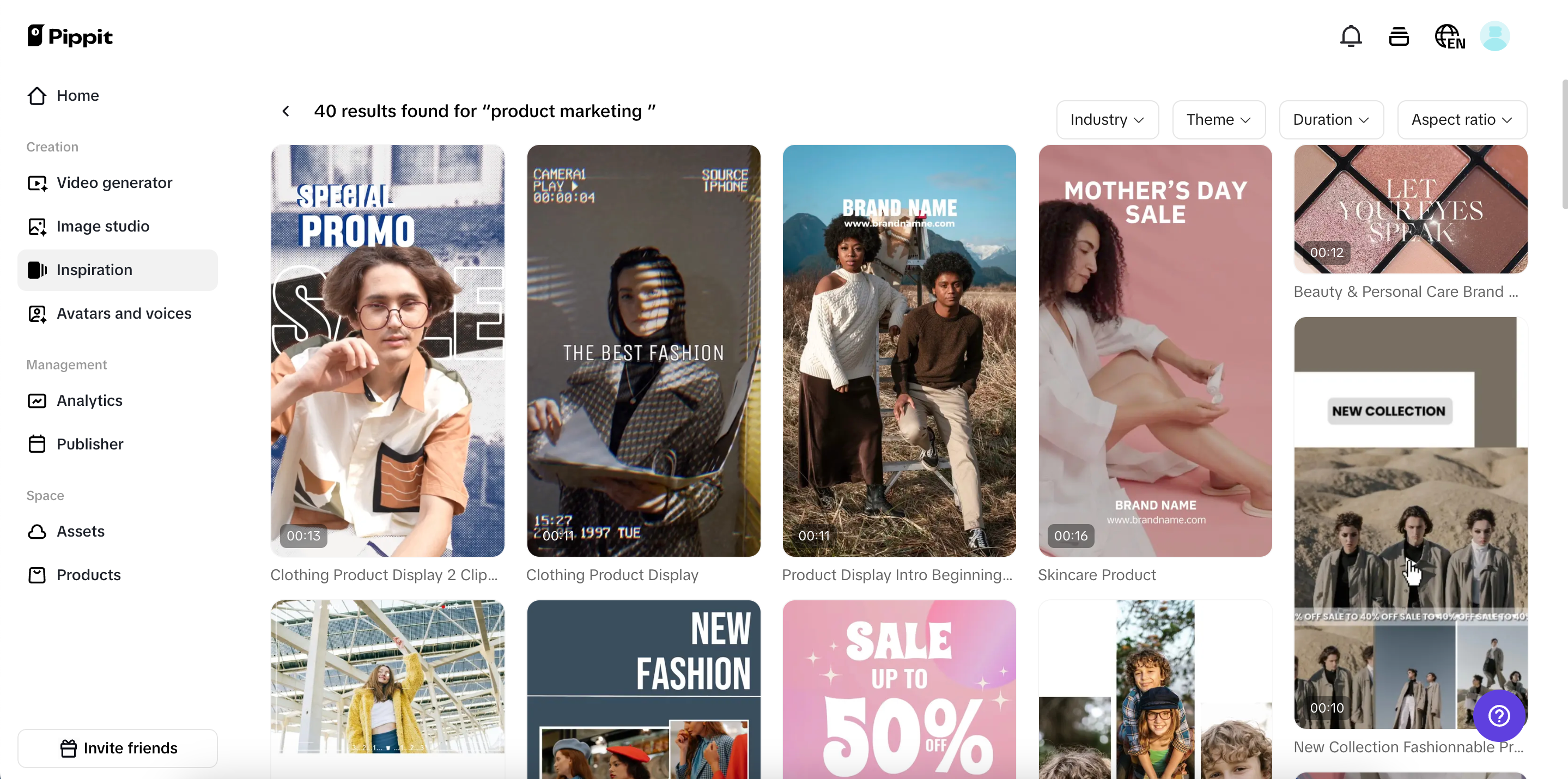 Customizable templates