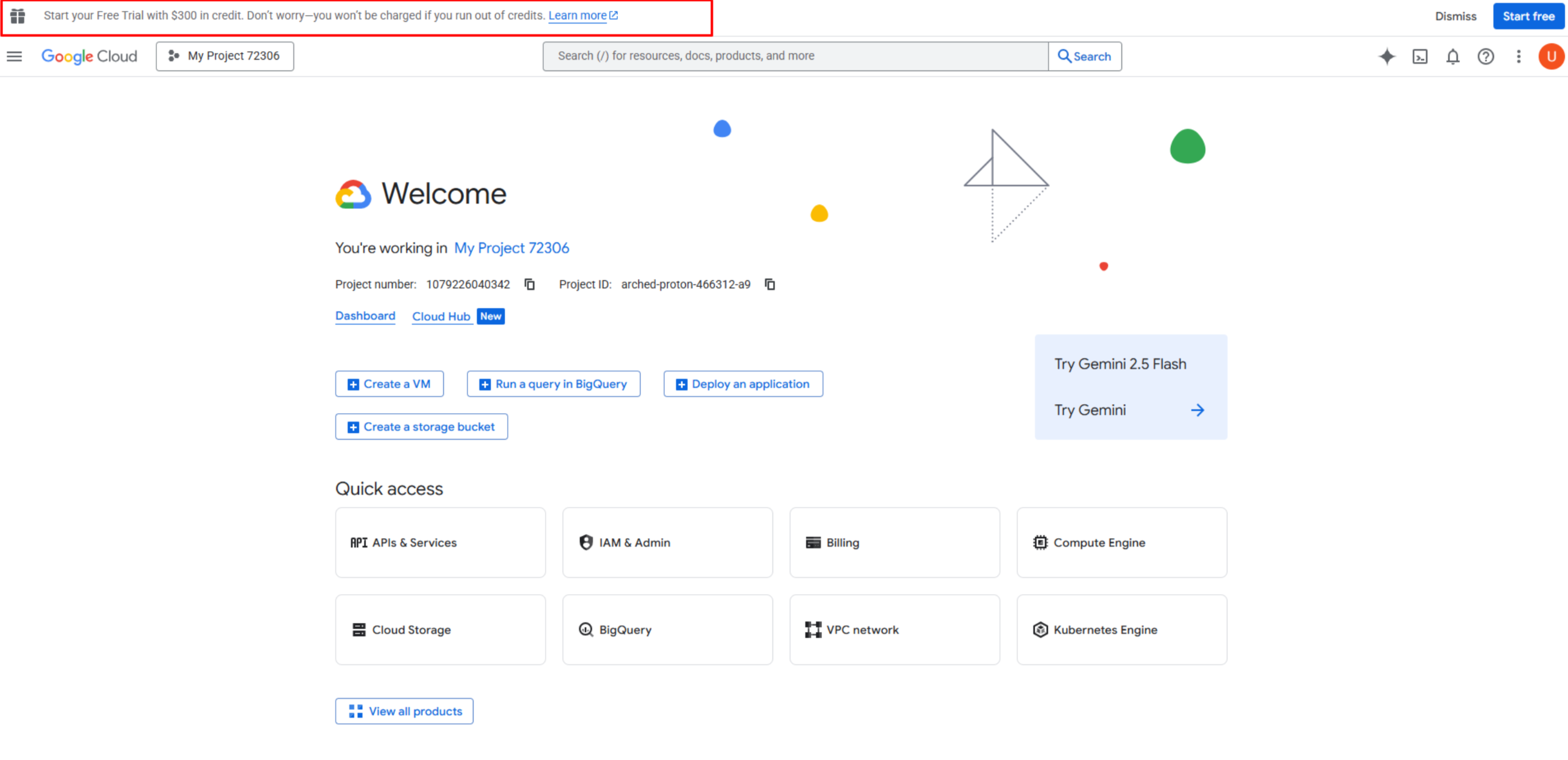 Créer un compte pour obtenir un crédit de 300 $ sur Vertex