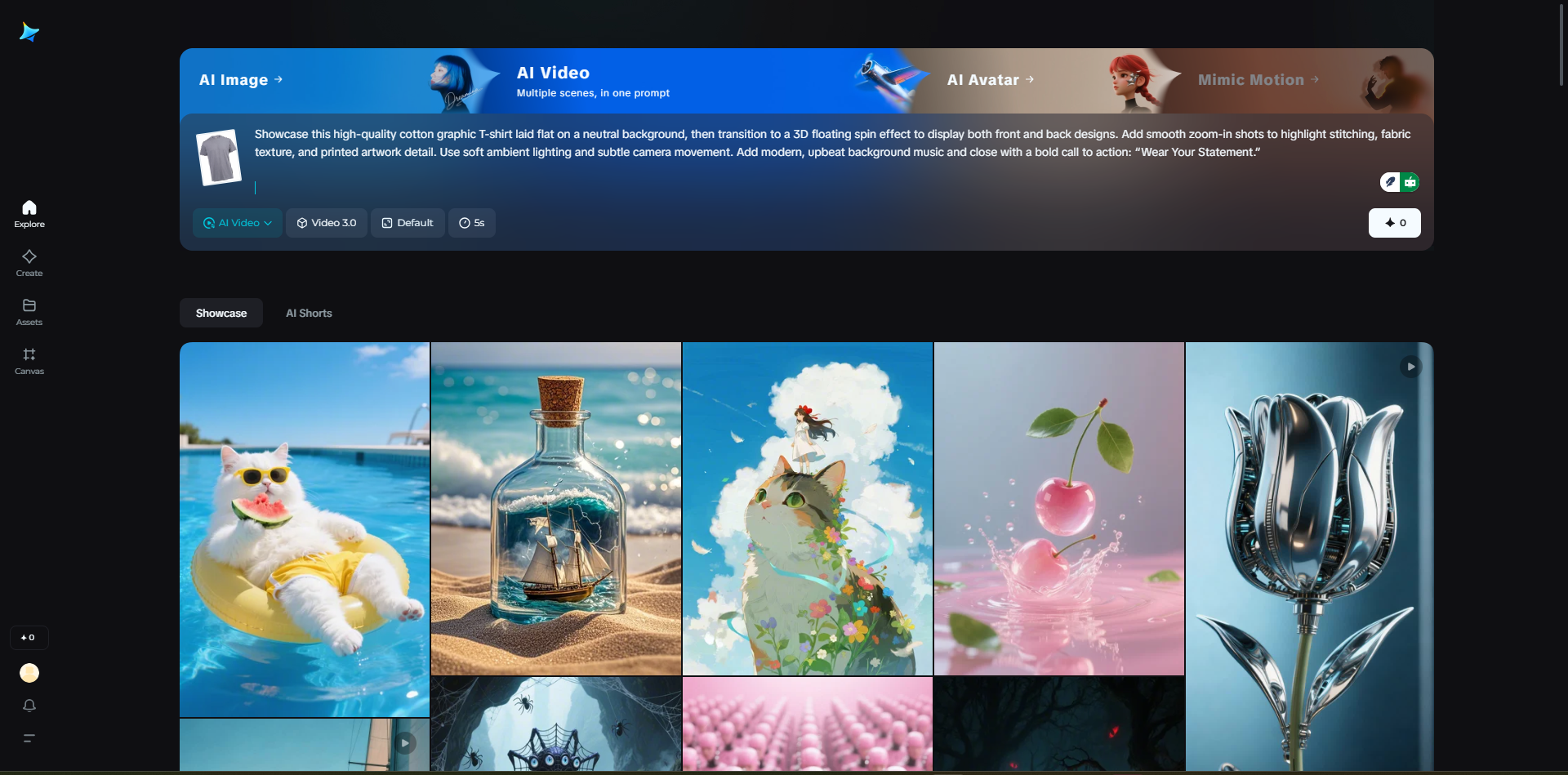 make a product video ai