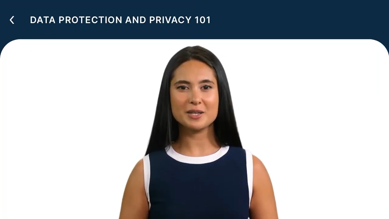 Video di formazione aziendale su protezione dei dati e privacy