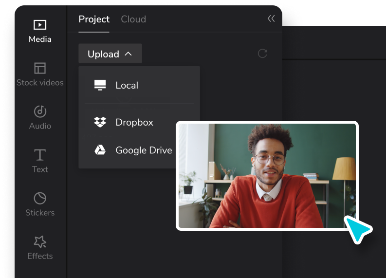 Модуль завантаження у CapCut Commerce Pro