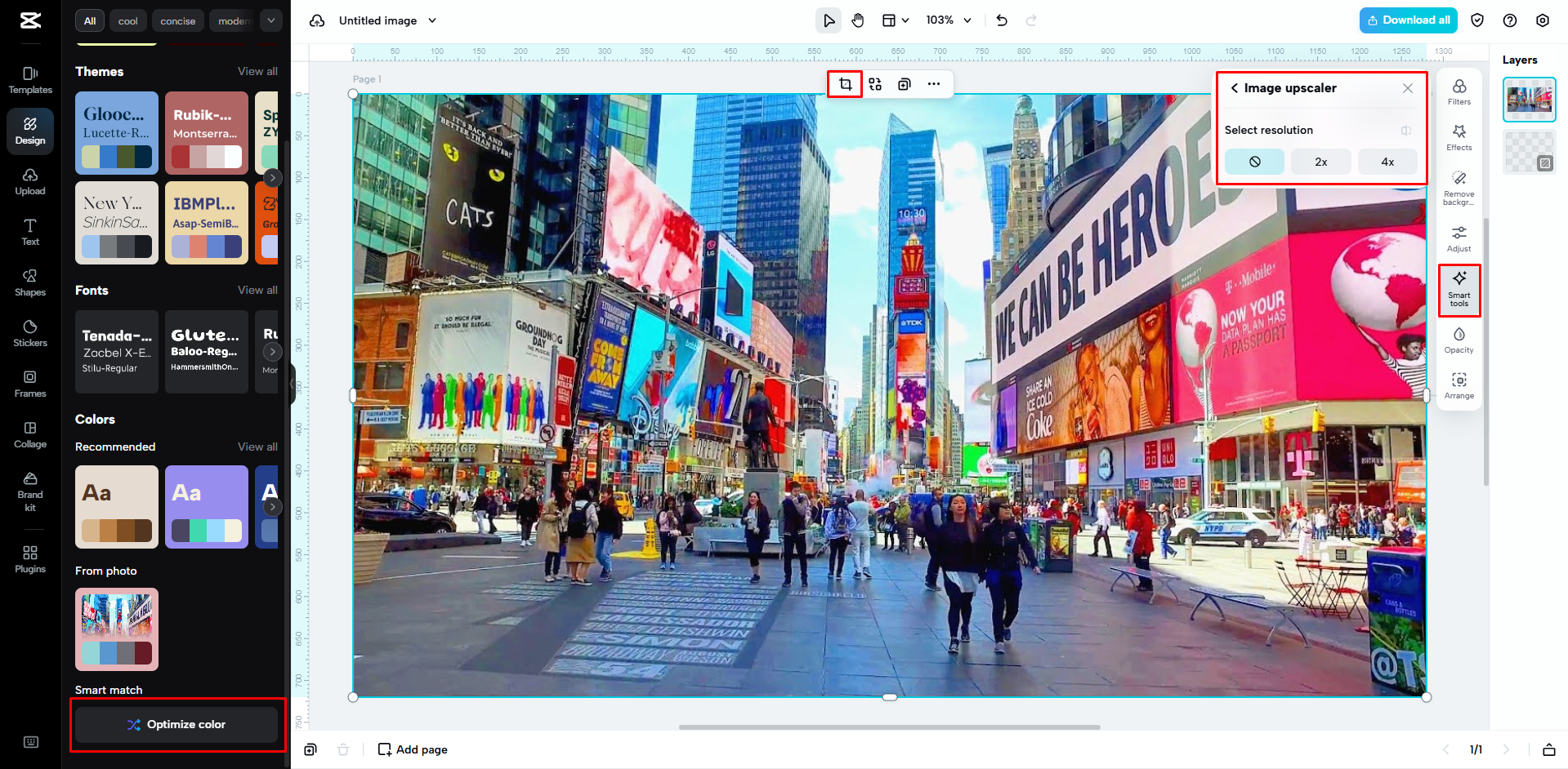 Chỉnh sửa hình ảnh bằng AI trong CapCut Web