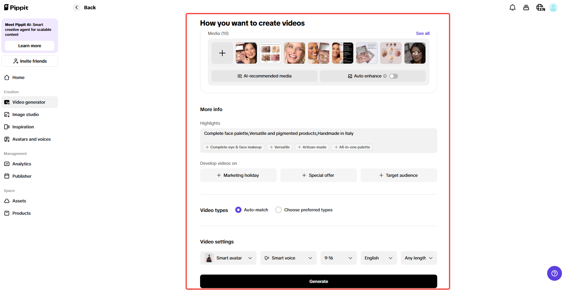 How you want to create videos