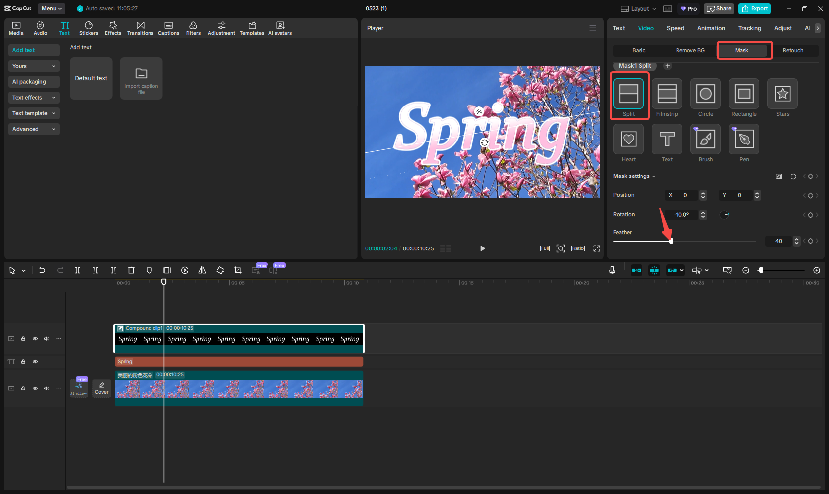 Create gradient text