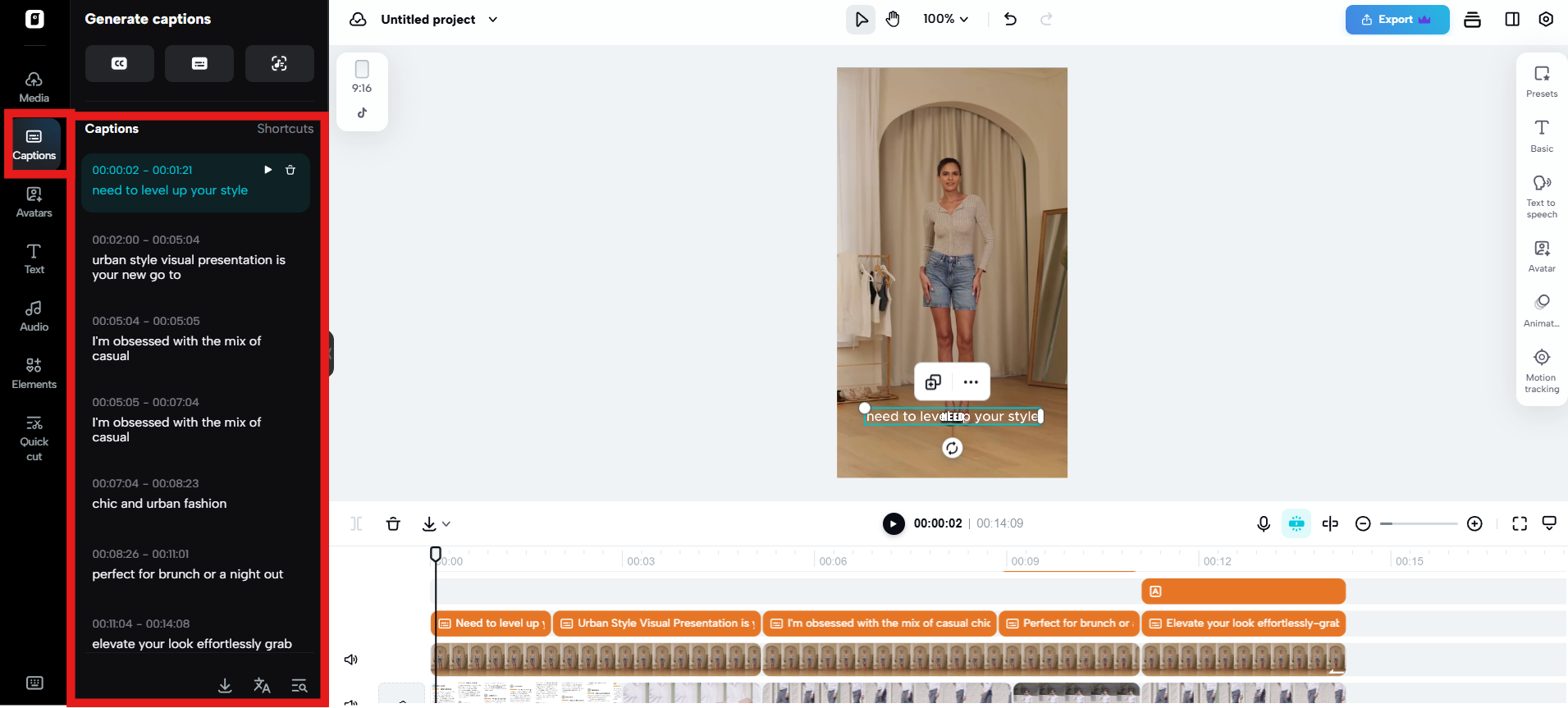 Automated captions and subtitles