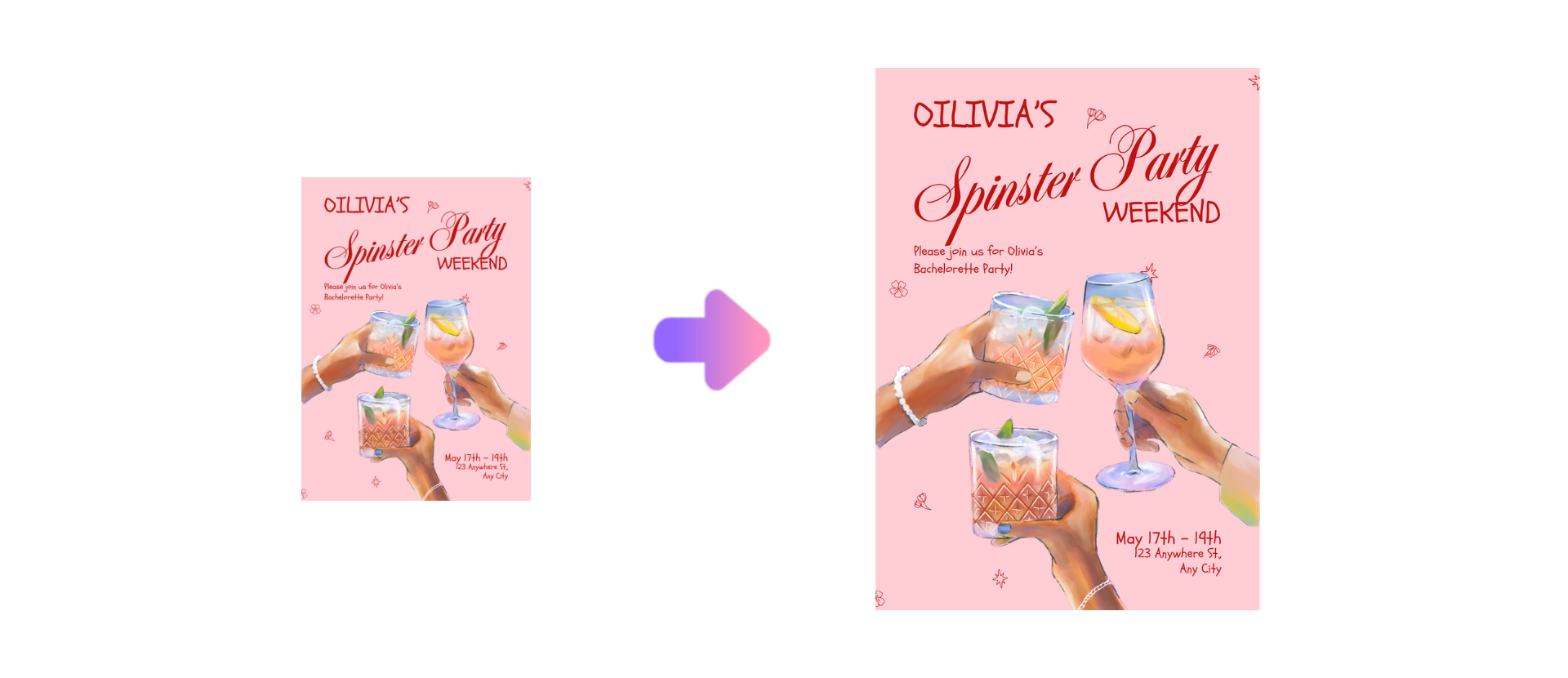 Effetto upscaling HD