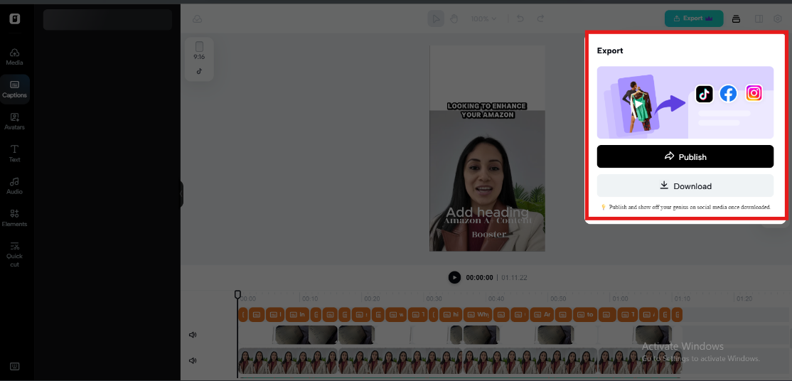 High-quality export options