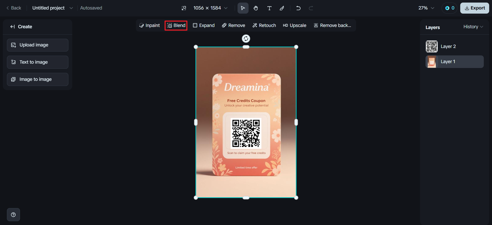 Crear imagen QR con